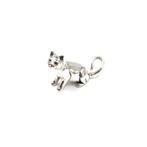 Miniatuur figuur - Katze sitzend - .925 zilver, Antiek en Kunst