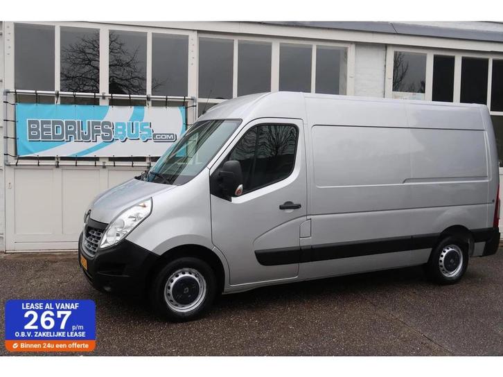 Zakelijke lease - Renault Master 146PK L2H2 |1e, Auto's, Bestelauto's, Handgeschakeld, Financial lease, Renault, Stof, ABS, Airbags