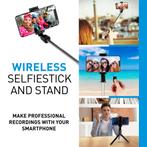 Selfie stick BT & tripod - Selfiestick met Bluetooth en s..., Nieuw, Verzenden
