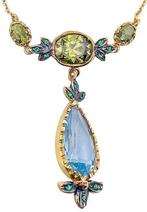 Zonder Minimumprijs - Halsketting - 9 kt. Geel goud, Zilver, Sieraden, Tassen en Uiterlijk, Kettingen, Nieuw