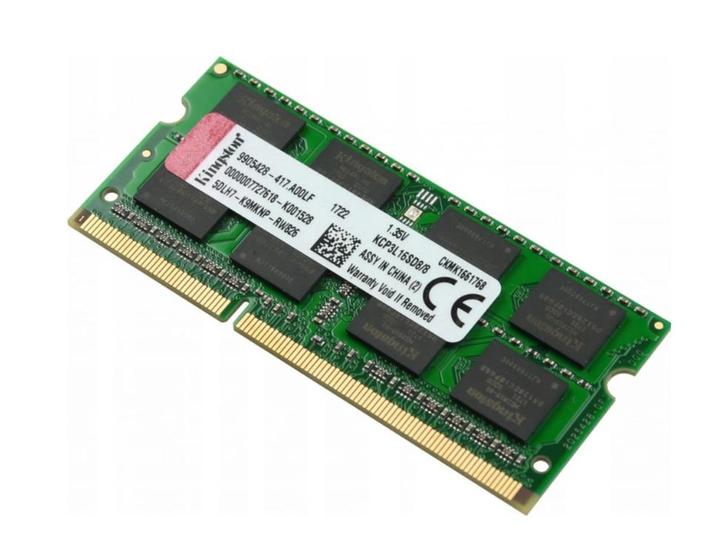Kingston KCP3L16SD8/8 – 8GB DDR3L 1600MHz SO-DIMM Laptop, Computers en Software, RAM geheugen, Nieuw, Ophalen of Verzenden