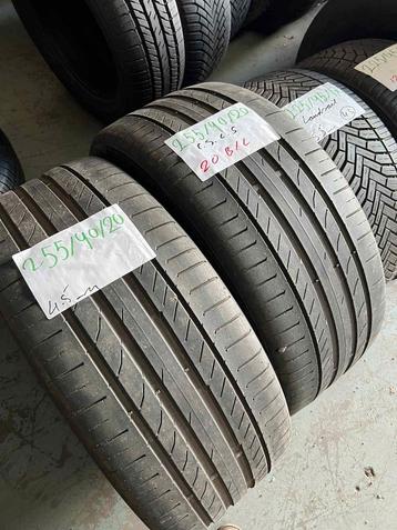 2 x Continental SportContact 5 255-40-20 Zomerbanden 4,5mm beschikbaar voor biedingen