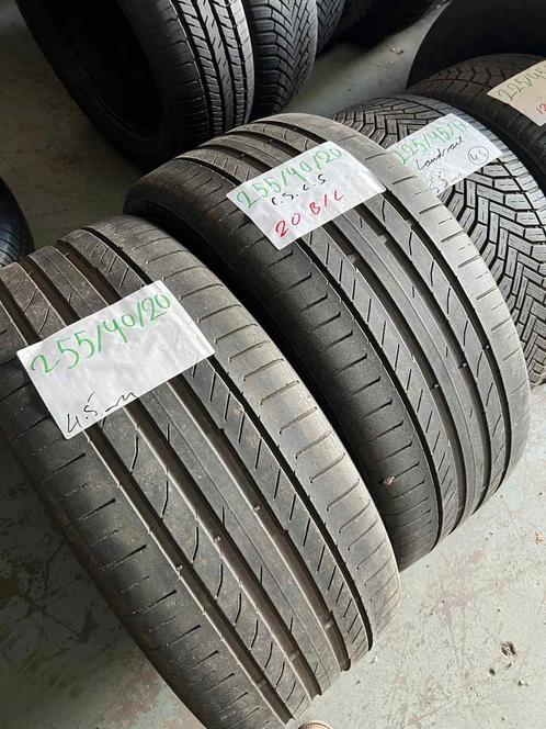 2 x Continental SportContact 5 255-40-20 Zomerbanden 4,5mm, Auto-onderdelen, Banden en Velgen, 20 inch, Zomerbanden, 255 mm, Personenwagen