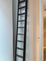 Vintage houten ladder, Ophalen, Gebruikt, Ladder, Opvouwbaar of Inschuifbaar
