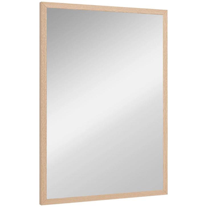 TRUUSK Wandspiegel 50 x 70 cm - Decoratieve spiegel met 4 ha, Huis en Inrichting, Woonaccessoires | Spiegels, Nieuw, Verzenden