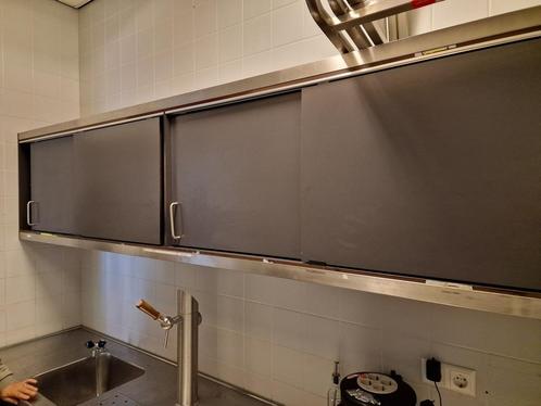 RVS / Trespa hangkast zeer zware kwaliteit 250x36x61 bxdxh, Zakelijke goederen, Horeca | Keukenapparatuur, Ophalen of Verzenden