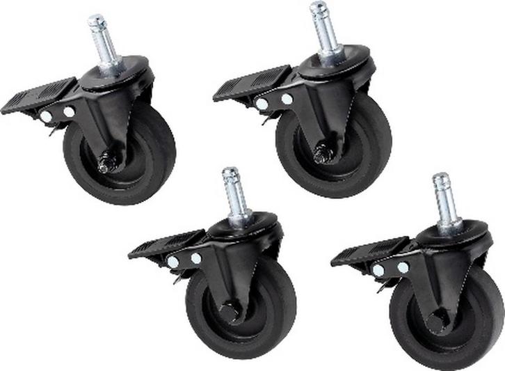 Wielen voor Barbecue, Set van 4 Stuks - Rösle | Videro, Tuin en Terras, Houtskoolbarbecues, Verzenden