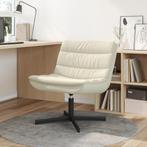vidaXL Draaiende Relaxstoel in Crème Stof, Huis en Inrichting, Stoelen, Verzenden, Nieuw