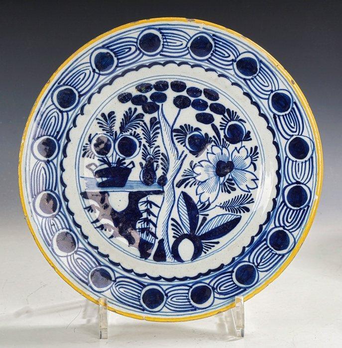 Delft, Plateelbakkerij - Bord - Nederland, Antiek Delfts, Antiek en Kunst, Antiek | Glas en Kristal