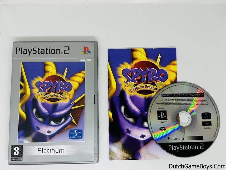 Playstation 2 / PS2 - Spyro - Enter The Dragonfly - Platinum, Spelcomputers en Games, Games | Sony PlayStation 2, Gebruikt, Verzenden