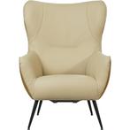 Leren fauteuil Flair Duo - Kenia Walnut en Toledo Kalahari, Huis en Inrichting, Fauteuils, Leren fauteuil Flair Duo - Kenia Walnut en Toledo Kalahari - Poten staal rond zwart past perfect in uw interieur als u woonstijl: Eigentijds, Modern, Retro, Romantisch is.