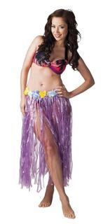 Hawaii rok lang paars 80cm, Kleding | Dames, Carnavalskleding en Feestkleding, Ophalen of Verzenden, Nieuw