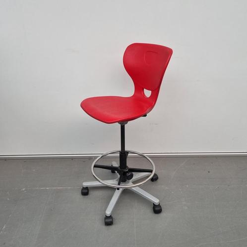 Proform design hoge werkstoel - rood, Huis en Inrichting, Bureaus, Ophalen of Verzenden