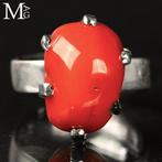 Verstelbare ring van 925 zilver, met de hand vervaardigd., Verzamelen, Mineralen en Fossielen