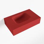 MONDIAZ LEX Fire vrijhangende solid surface wastafel 50cm., Ophalen of Verzenden, Nieuw, Overige typen