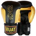 Muay Bokshandschoenen Premium - Zwart/Goud, Ophalen of Verzenden, Nieuw