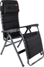 Crespo |  Air Deluxe AP-232 relax stoel zwart, Caravans en Kamperen, Nieuw