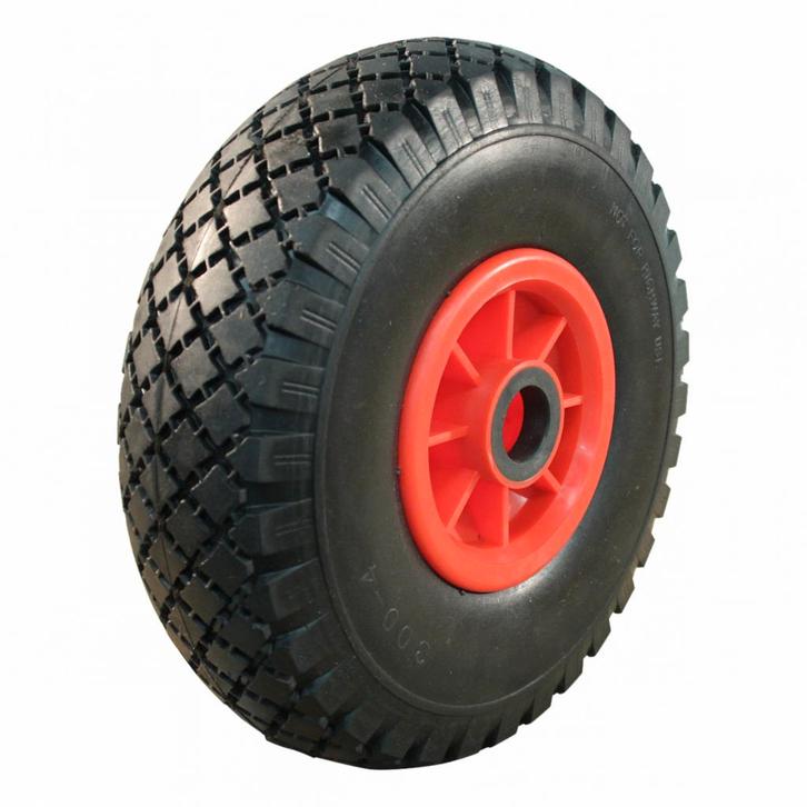 Steekwagenwiel - 3.00-4 - anti-lek en kunststof velg -, Auto-onderdelen, Banden en Velgen, Ophalen of Verzenden