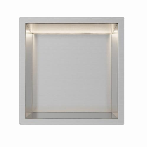 RVS Inbouwnis 30x30x10cm met RGB verlichting, Doe-het-zelf en Verbouw, Sanitair, Verzenden