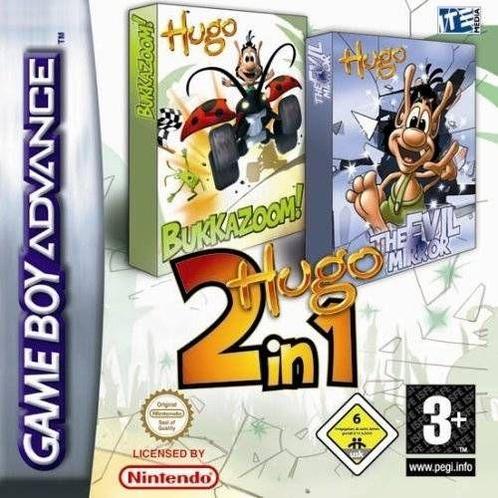 Hugo 2 In 1-Standaard (GBA) Gebruikt, Spelcomputers en Games, Games | Nintendo Game Boy, Zo goed als nieuw, Ophalen of Verzenden