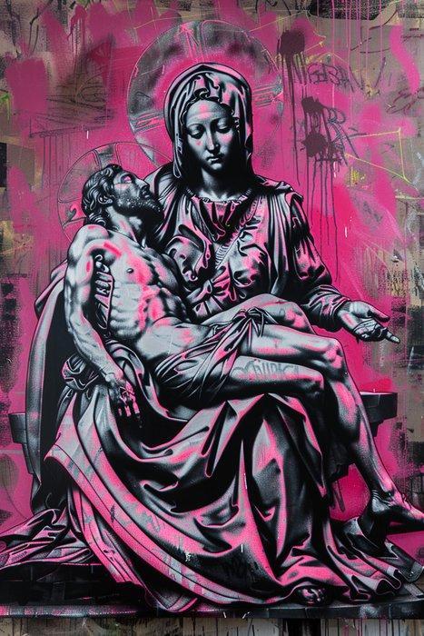 Dine Chanima (XX-XXI) - (XXL) Giant Divine Paint Drops, Antiek en Kunst, Kunst | Designobjecten
