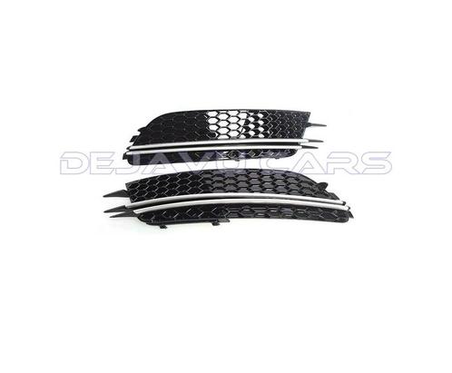 RS6 Look Mistlamp roosters Silver/Black Edition voor Audi A6, Auto diversen, Tuning en Styling, Ophalen of Verzenden