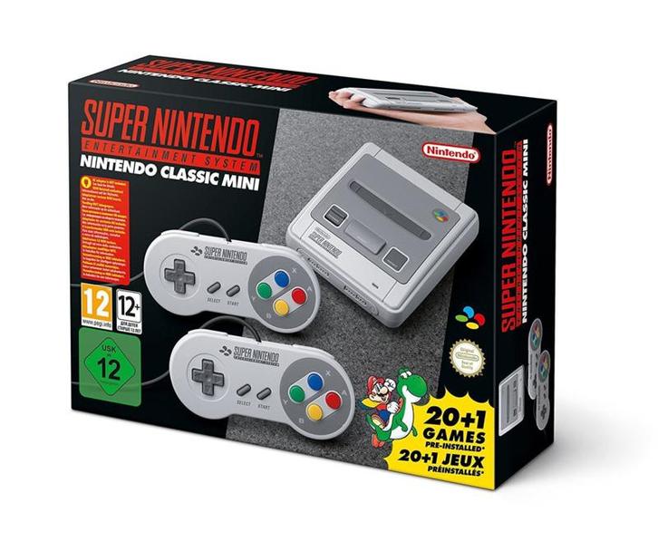 Classic Mini Super SNES Mini (In Doos) (SNES Spelcomputers), Spelcomputers en Games, Spelcomputers | Nintendo Super NES, Zo goed als nieuw