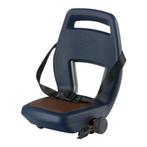 Qibbel achterzitje Maxi Junior 6+ blauw / bruin, Fietsen en Brommers, Fietsaccessoires | Fietsstoeltjes, Verzenden, Nieuw