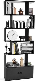 Tweedekans | Cost - Boekenkast - Hout - Zwart - 70x23x183 cm, Ophalen of Verzenden, Zo goed als nieuw