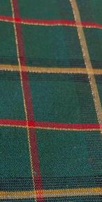 Exclusief Schots tartan stof, gekleurd in draad,, Antiek en Kunst, Antiek | Kleden en Textiel