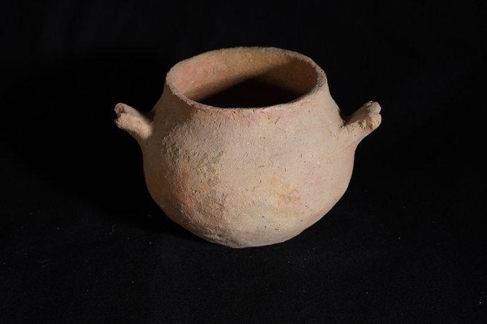 Trans-Jordanië Aardewerk kom, 20 x 13 cm, Verzamelen, Mineralen en Fossielen