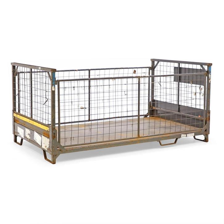 Gebruikte Gaascontainer stapelbaar en inklapbaar 4 wanden, Zakelijke goederen, Kantoor en Winkelinrichting | Magazijn, Stelling en Opslag