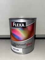 FLEXA muurverf glans - zwart - 5 liter, Doe-het-zelf en Verbouw, Verf, Beits en Lak, Nieuw, Verzenden