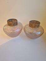 Kralik - Vaas (2) - Verguld messing, Antiek en Kunst