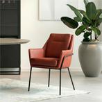 Leren eetkamerstoel Mix Duo, Huis en Inrichting, Stoelen, Ophalen of Verzenden, Nieuw, Leer, Bohemian, Industrieel, Modern, Scandinavisch