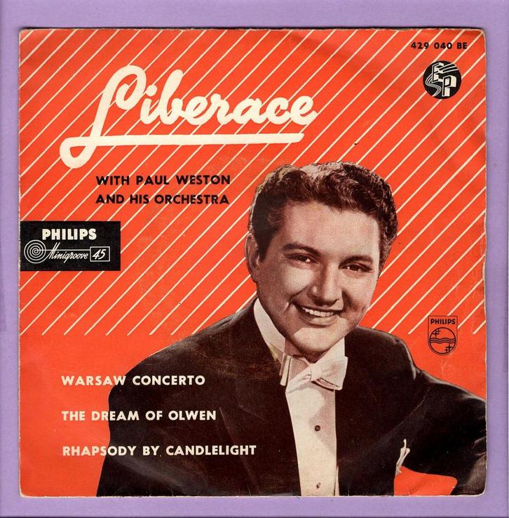 Liberace – Warsaw Concerto (EP) (1-7-Vinyl-Single), Cd's en Dvd's, Vinyl Singles, Ophalen of Verzenden