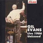cd - Gil Evans - Live 1986 - Unissued, Zo goed als nieuw, Verzenden