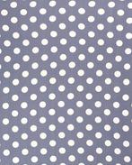 Viscose Poplin Stippen Indigo, Hobby en Vrije tijd, Stoffen en Lappen, Nieuw, Overige kleuren