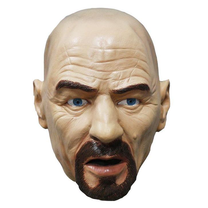 Walther White masker deluxe (Breaking Bad) / Man masker met, Kleding | Dames, Carnavalskleding en Feestkleding, Nieuw, Verzenden