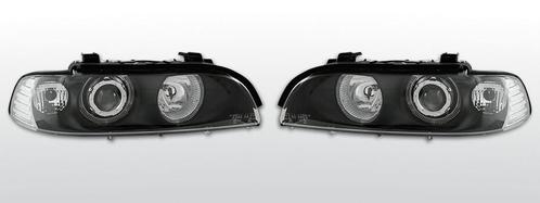 Koplampen Angel Eyes | BMW 5 Series E39 1995-2003 | zwart, Auto-onderdelen, Verlichting, Nieuw, BMW, Verzenden