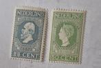 Nederland 1913/1913 - Jubileumzegels - NVPH 96, 97, Gestempeld