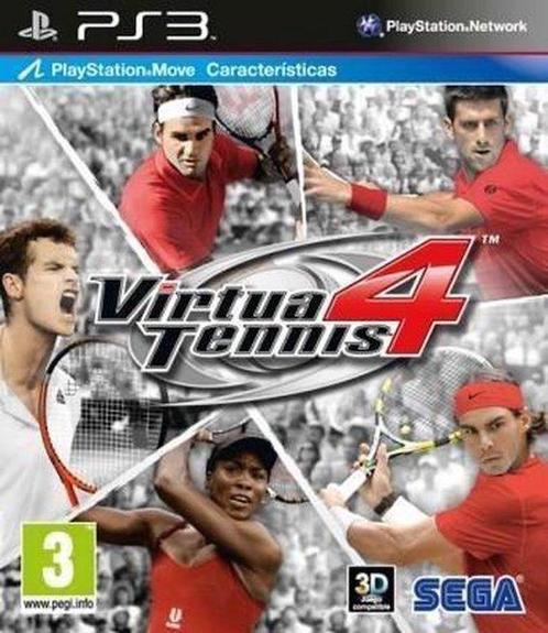 Virtua Tennis 4 (PS3 Games), Spelcomputers en Games, Games | Sony PlayStation 3, Zo goed als nieuw, Ophalen of Verzenden