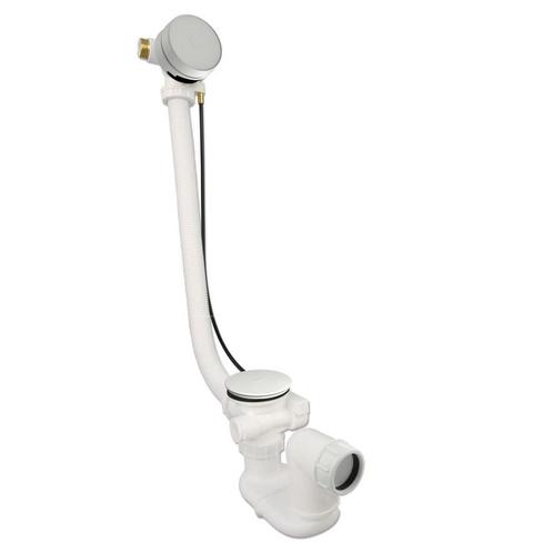 Luxe Badafvoer-inloopcombinatie Xenz Mat Wit (met, Doe-het-zelf en Verbouw, Sanitair, Bad, Nieuw, Chroom, Ophalen of Verzenden