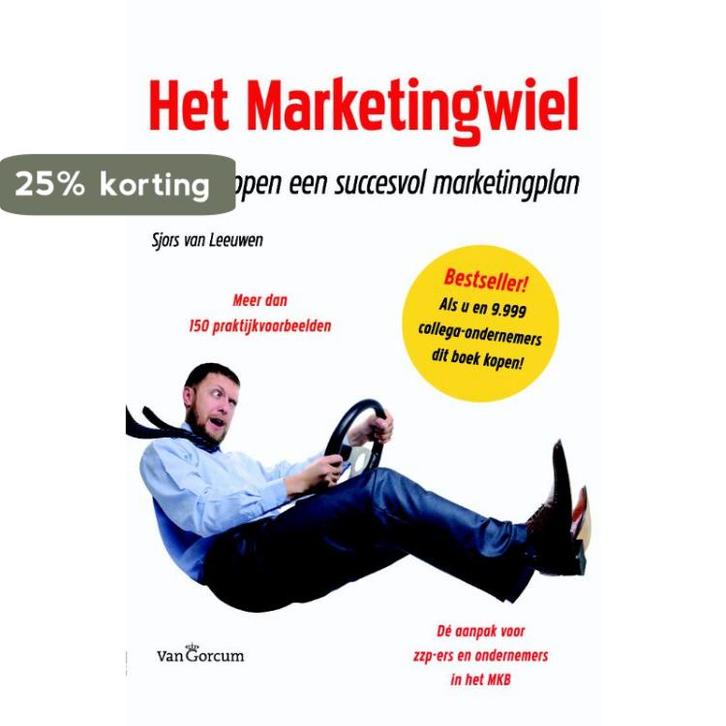 Het marketingwiel 9789023248033 Sjors van Leeuwen, Boeken, Economie, Management en Marketing, Zo goed als nieuw, Verzenden