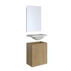 Allibert Belem Pack Fonteinmeubel 40 cm Eik Hamilton, Huis en Inrichting, Badkamer | Badkamermeubels, Ophalen of Verzenden, Nieuw