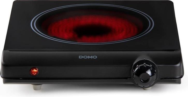 DOMO DO30111KP Keramische kookplaat - ECO - 1 pit - Ø 18 cm, Witgoed en Apparatuur, Kookplaten, Zo goed als nieuw, Ophalen of Verzenden