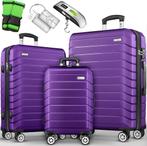 Kofferset - 3 delig - Trolley - Reiskoffer set - Paars - Til, Verzenden, Zo goed als nieuw