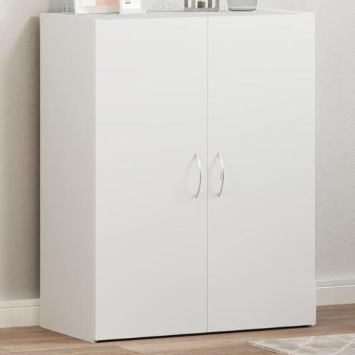 vidaXL Archiefkast 60x32x77,5 cm bewerkt hout wit, Huis en Inrichting, Kasten | Roldeurkasten en Archiefkasten, Nieuw, Verzenden