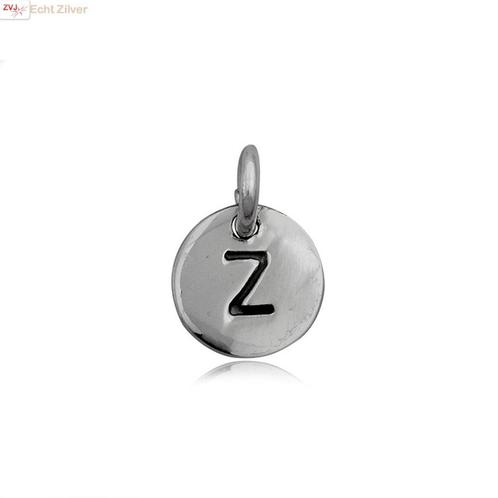 Zilveren initiaal Z kettinghanger, Sieraden, Tassen en Uiterlijk, Kettingen, Zilver, Nieuw, Zilver, Verzenden