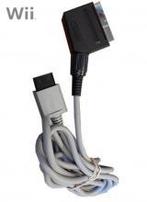 MarioWii.nl: Nintendo RGB Scart Kabel Zwart - iDEAL!, Ophalen of Verzenden, Zo goed als nieuw
